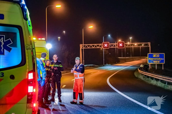 Twee ongevallen op snelweg