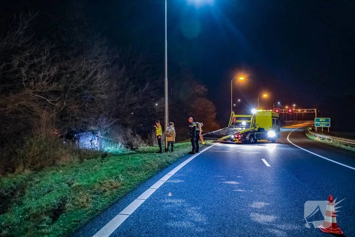 Twee ongevallen op snelweg