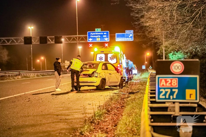 Twee ongevallen op snelweg