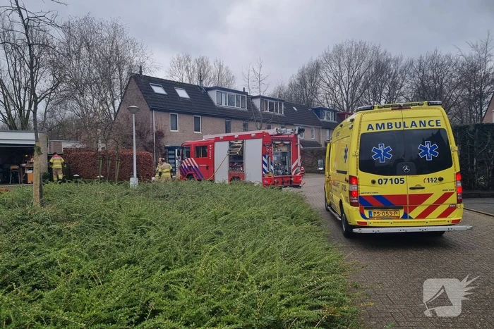 Brand in schuur van woning