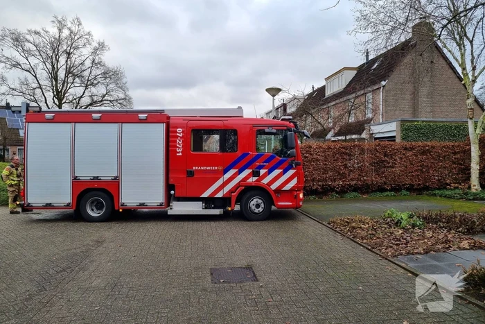 Brand in schuur van woning