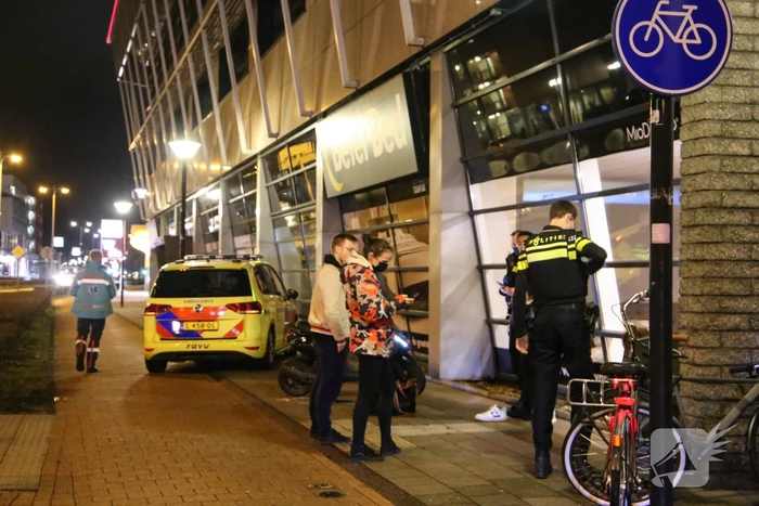 Ongeval tussen snorfietser en twee fietsers
