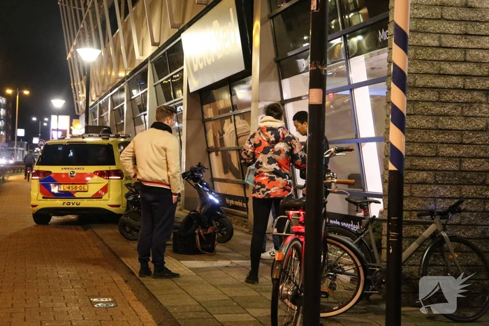 Ongeval tussen snorfietser en twee fietsers