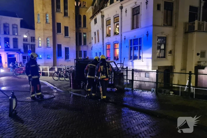 Piaggio brommobiel uitgebrand