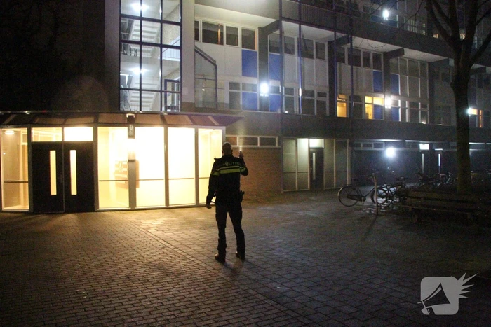 Flat ontruimd door brand in kelder