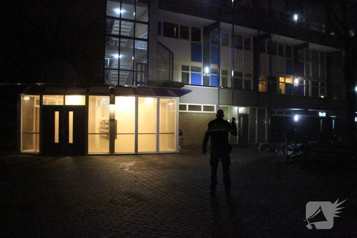 Flat ontruimd door brand in kelder