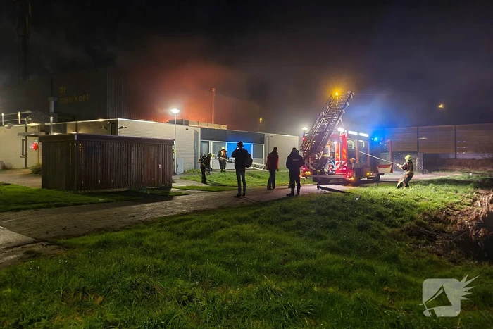 Grote brand in Sportzaal De Meerkoet
