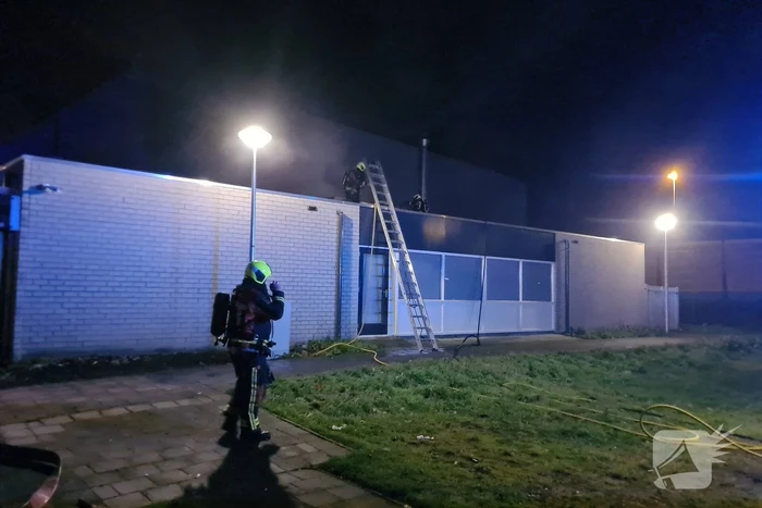 Grote brand in Sportzaal De Meerkoet