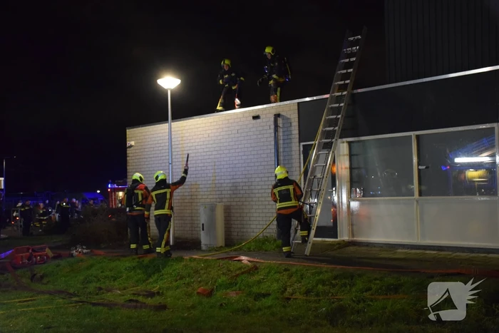 Grote brand in Sportzaal De Meerkoet
