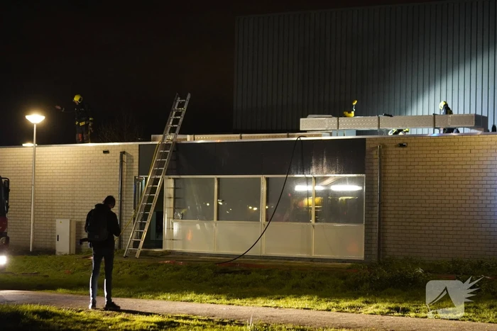 Grote brand in Sportzaal De Meerkoet
