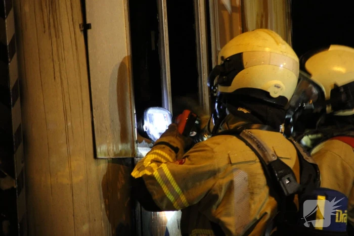 Bouwkeet verwoest door brand