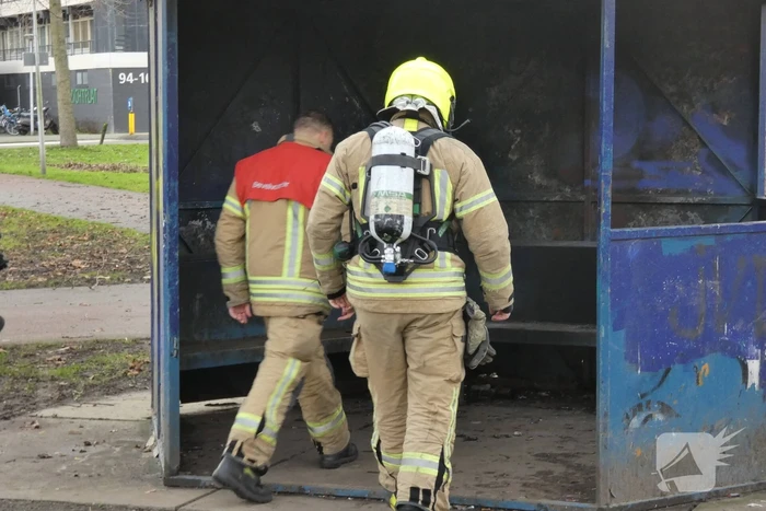 Brand gesticht in jongerenhok