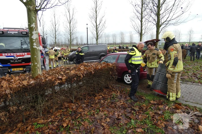 Veel rookontwikkeling bij brand