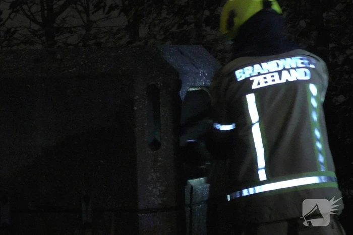 Brand in container