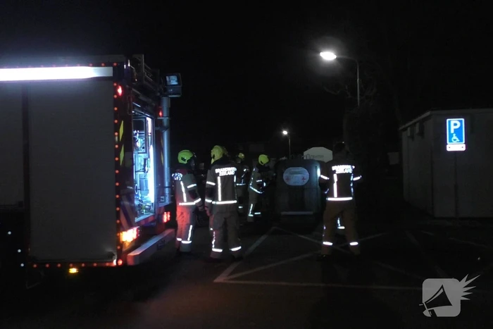 Brand in container