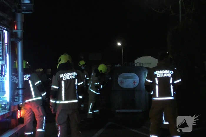 Brand in container