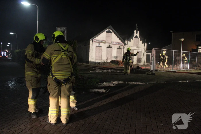 Veel rookontwikkeling bij brand in voormalig eetcafé 'T Tramhuys