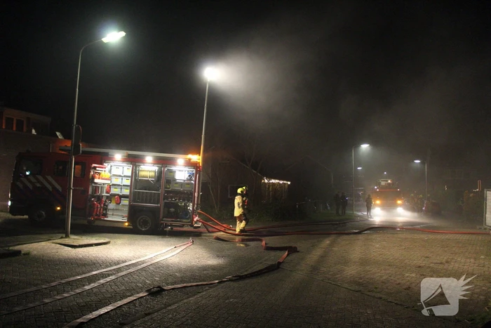 Veel rookontwikkeling bij brand in voormalig eetcafé 'T Tramhuys