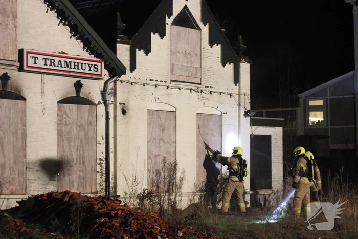 Veel rookontwikkeling bij brand in voormalig eetcafé 'T Tramhuys