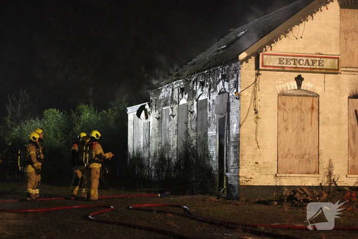 Veel rookontwikkeling bij brand in voormalig eetcafé 'T Tramhuys