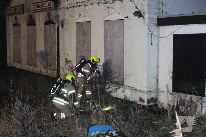 Veel rookontwikkeling bij brand in voormalig eetcafé 'T Tramhuys