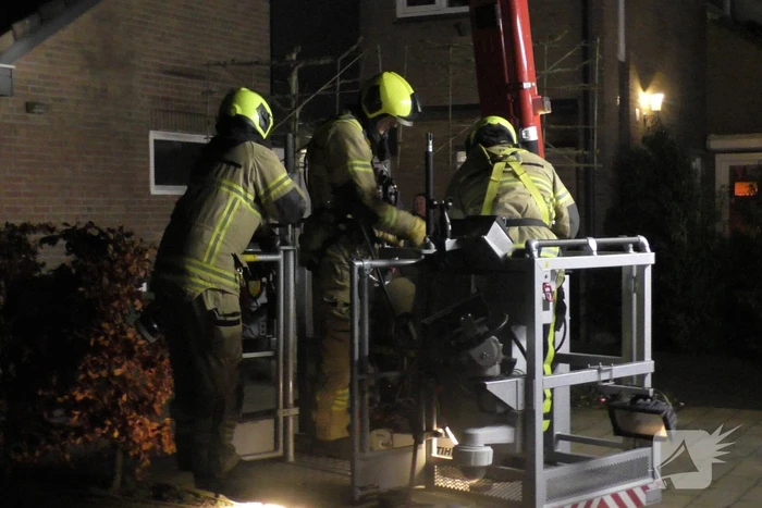 Brand ontstaan in een leegstaand pand