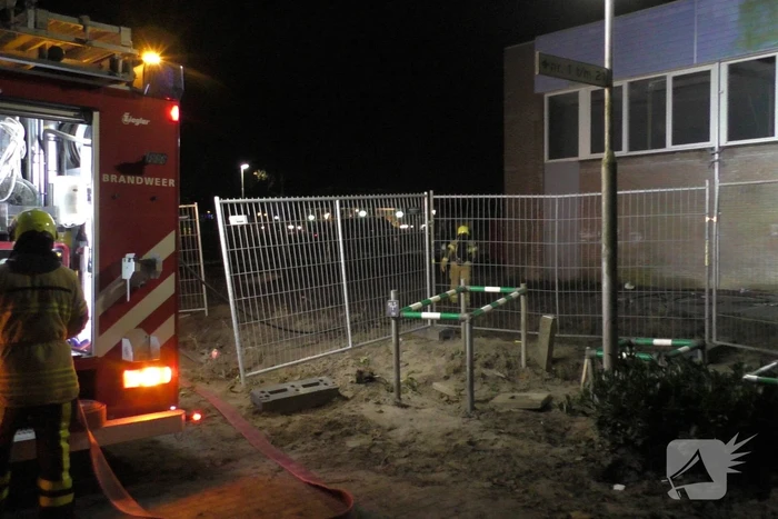 Brand ontstaan in een leegstaand pand