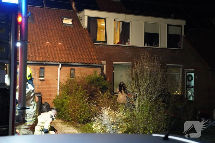 Uitslaande brand in woning