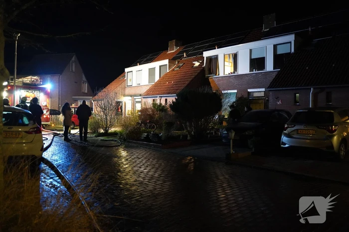 Uitslaande brand in woning