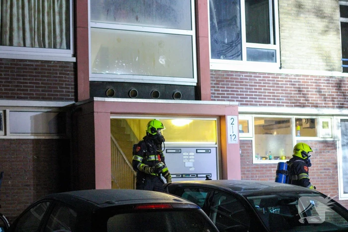 Flat ontruimd na uitslaande brand
