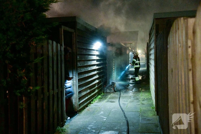 Veel schade aan schuur door brand