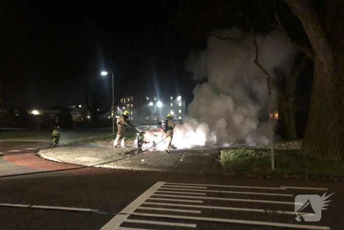 Meerdere scooters in brand