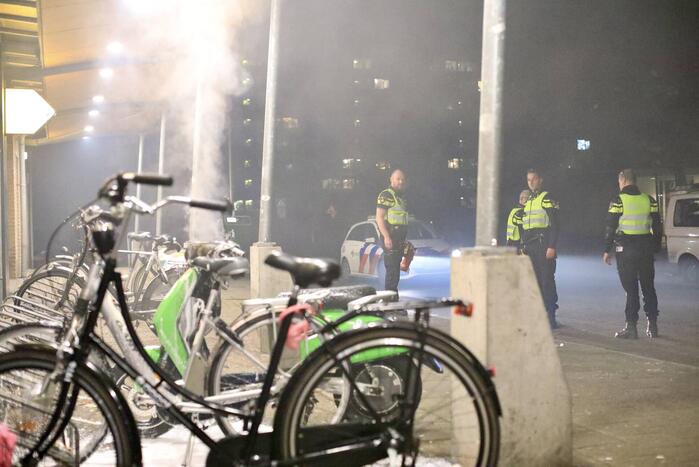 Deelscooter verwoest door brand