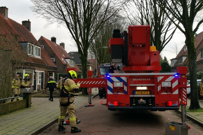 Schoorsteenbrand geveegd met ramoneur