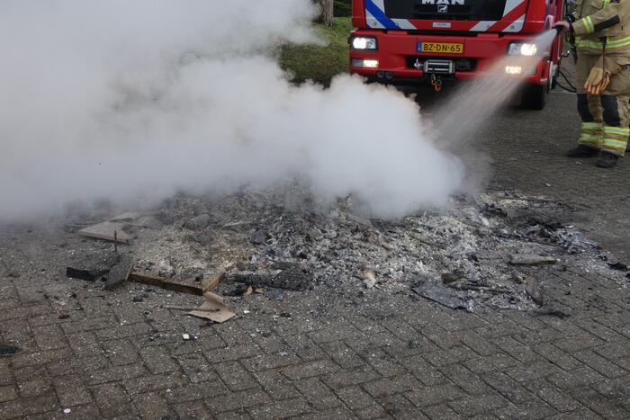 Het laatste vreugde vuur geblust