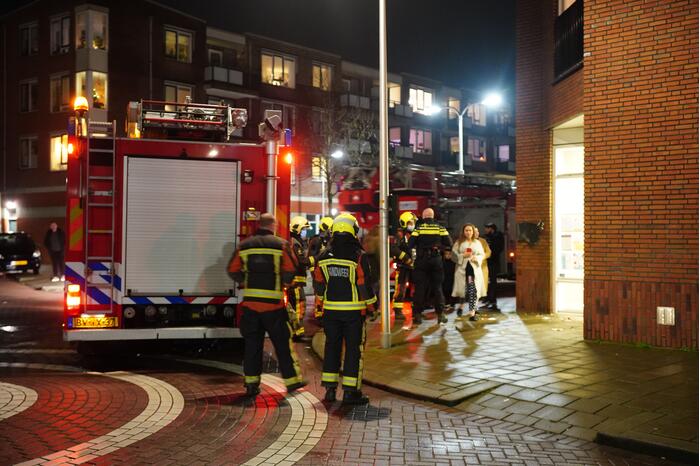 Gebouwbrand blijkt opgeblazen brievenbus