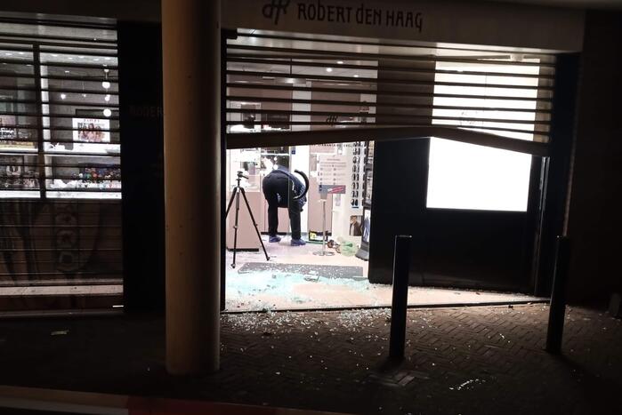 Inbraak bij recentelijk geopende juwelier