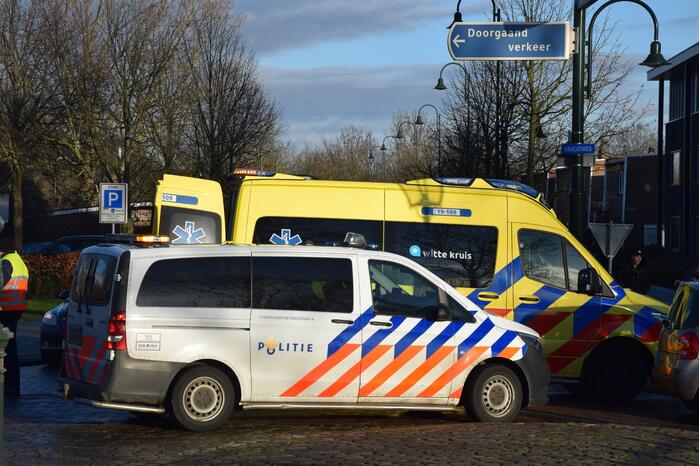 Fietsster gewond bij verkeersongeval