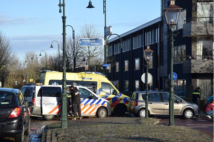 Fietsster gewond bij verkeersongeval