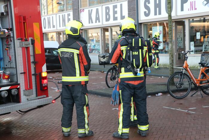 Gaslucht in een elektronicawinkel