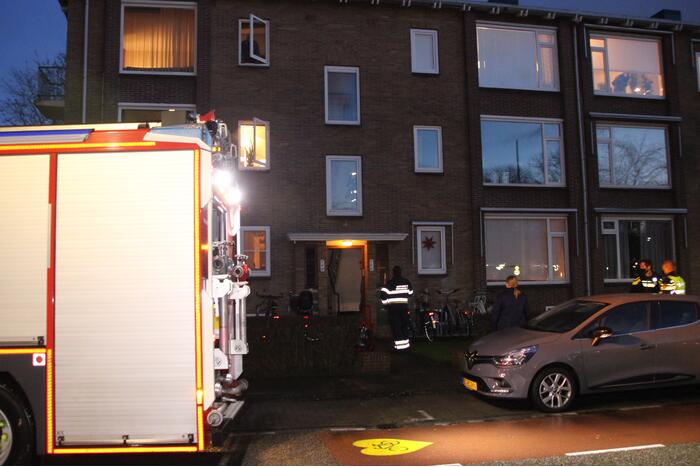 Appartement geventileerd na brand