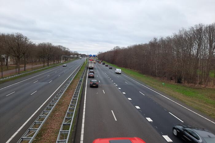 Persoon gewond bij ongeval op snelweg