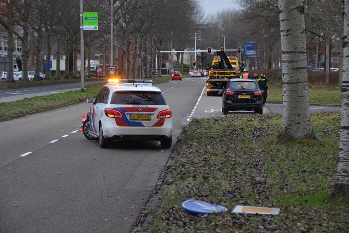 Gewonde na eenzijdige botsing