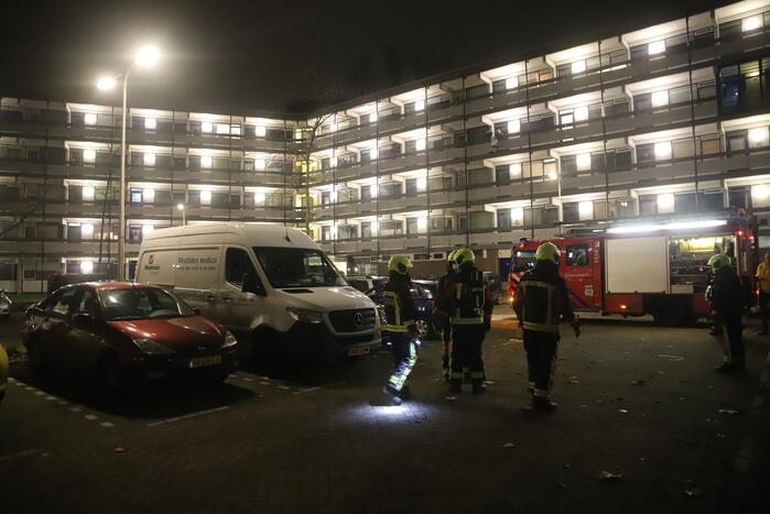 Sissend geluid in busje