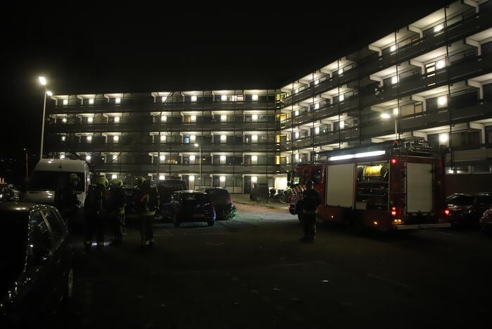 Sissend geluid in busje