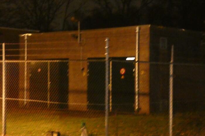 Gaslekkage bij gasverdeelstation