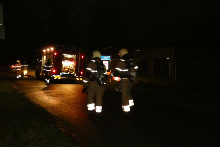 Gaslekkage bij gasverdeelstation