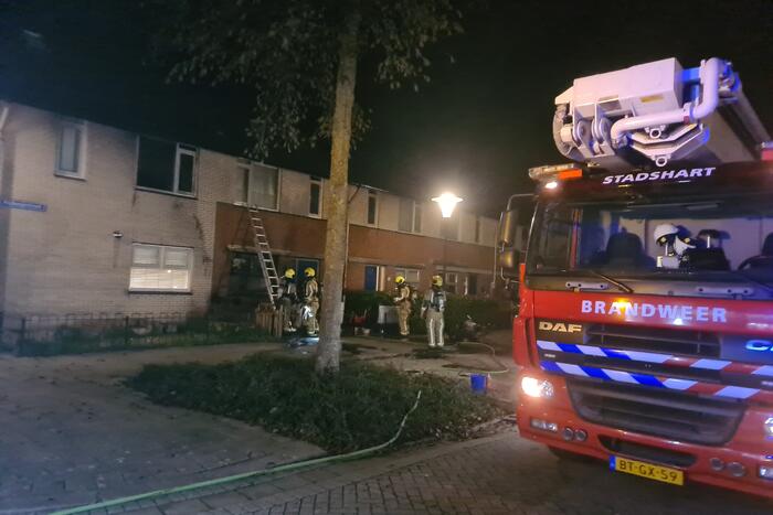 Scooterbrand slaat over op woning