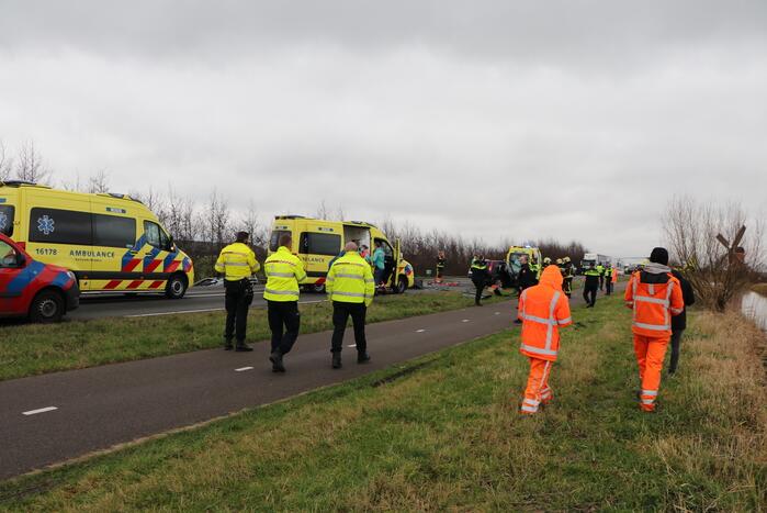 Persoon overleden bij ernstig ongeval