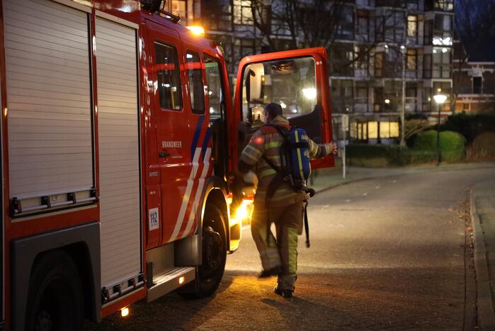 Brand in woning Otto Scheltusflat